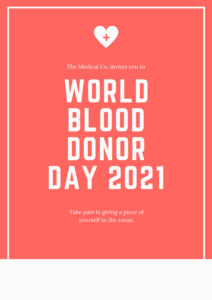 World blood donor day 2021.