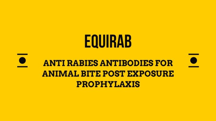 Equirab anti rabies equine antibody for post exposure prophylaxis