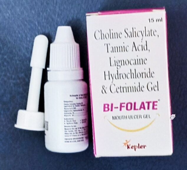 Bi-Folate mouth ulcer gel